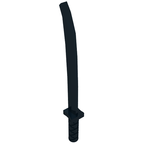 Minifig Sword Shamshir [Square Guard]