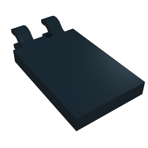 Tile Special 2 x 3 with 2 Clips [Thick Open O Clips]