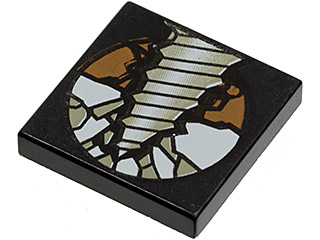 Tile 2 x 2 with Drill Print