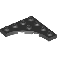 Plate Special 4 x 4 with Curved Cutout