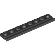 Plate Special 1 x 8 with Door Rail