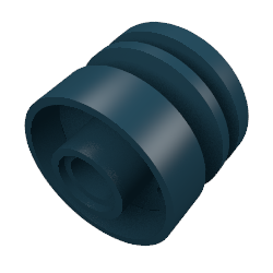 Wheel 18 x 14 with Pin Hole, Fake Bolts and Shallow Spokes