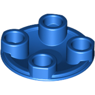 Plate Round 2 x 2 with Rounded Bottom [Boat Stud]