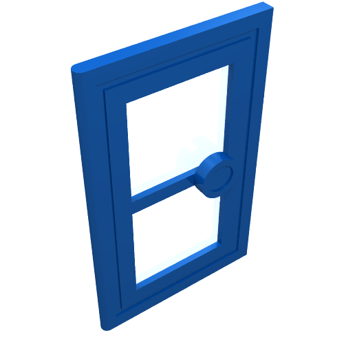Window 1 x 2 x 3 Shutter with Hinges and Handle