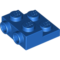Plate Special 2 x 2 x 0.667 with Two Studs On Side and Two Raised