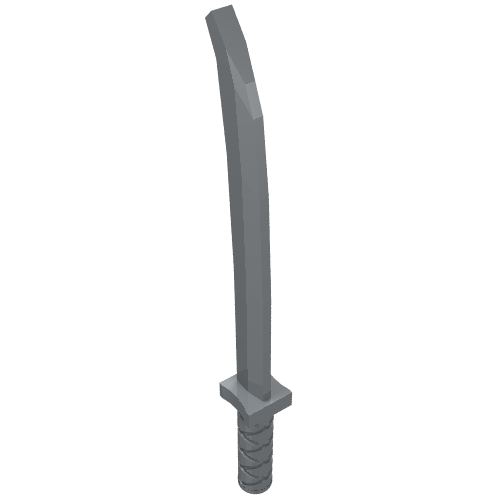 Minifig Sword Shamshir [Square Guard]
