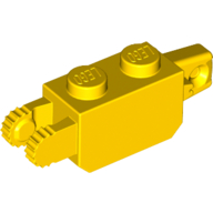 Hinge Brick 1 x 2 Locking with 1 Finger Vertical End and 2 Fingers Vertical End
