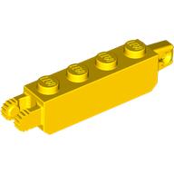 Hinge Brick 1 x 4 Locking with 1 Finger Vertical End and 2 Fingers Vertical End