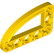 Technic Beam 3 x 5 L-Shape with Quarter Ellipse Thin