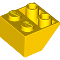 Slope Inverted 45° 2 x 2 [Ovoid Bottom Pin]