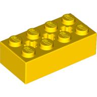 Brick Special 2 x 4 with 3 Axle Holes
