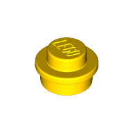 Plate Round 1 x 1 with Solid Stud