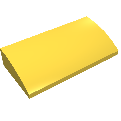 Slope Curved 2 x 4 x 2/3 No Studs [No Bottom Tubes]