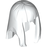Minifig Hair Long Straight with Bangs [Rubber]