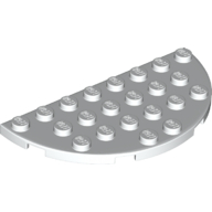 Plate Round Corner 4 x 8 Double