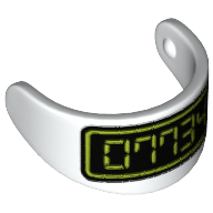 Headwear Accessory Visor For Standard Helmet with '07734' Print
