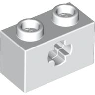 Technic Brick 1 x 2 with Axle Hole Type 1 [+ Opening] and Bottom Pin
