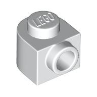 Plate 1 x 1 x 2/3 Half Round with Side Stud