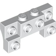 Brick Special 2 x 4 - 1 x 4 with 2 Recessed Studs and Thick Side Arches