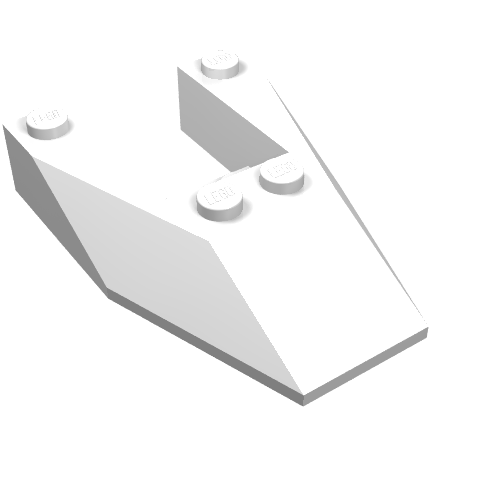 Wedge 6 x 4 Cutout [No Stud Notches]