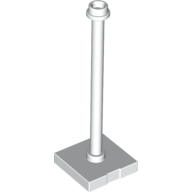 Tile Special 2 x 2 with Bar and Open Stud with Stop Ring (Flag Pole)