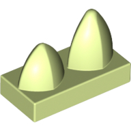Plate 1 x 2 Special with Two Vertical Teeth