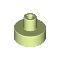 Tile Round 1 x 1 with Hollow Bar