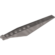 Hinge Plate 1 x 12 with Angled Side Extensions and Tapered Ends