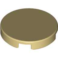 Tile Round 2 x 2 with Bottom Stud Holder