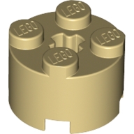 Brick Round 2 x 2 with Axle Hole