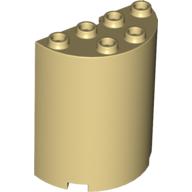 Cylinder Half 2 x 4 x 4