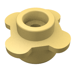 Plant, Plate Round 1 x 1 with Flower Edge [4 Petals]