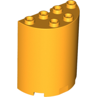 Cylinder Half 2 x 4 x 4