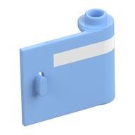 Door 1 x 3 x 2 Right - Open Between Top and Bottom Hinge with White Line Print
