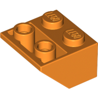 Slope Inverted 45° 2 x 2 [Ovoid Bottom Pin]