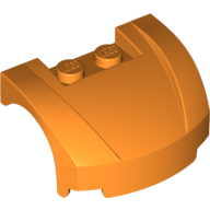 Vehicle Mudguard 3 x 4 x 1 2/3 Curved Front