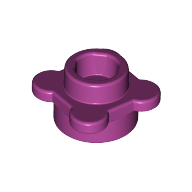 Plant, Flower, Plate Round 1 x 1 with 4 Petals