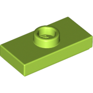 Plate Special 1 x 2 with 1 Stud with Groove and Inside Stud Holder (Jumper)