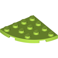 Plate Round Corner 4 x 4