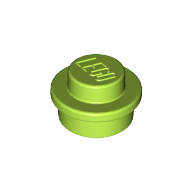Plate Round 1 x 1 with Solid Stud