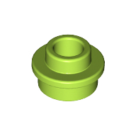 Plate Round 1 x 1 with Open Stud