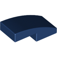 Slope Curved 2 x 1 No Studs [1/2 Bow]