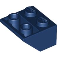 Slope Inverted 45° 2 x 2 [Ovoid Bottom Pin, Bar-sized Stud Holes]