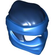 Wrap with Short Back Knot Smooth, Blue Mask pattern
