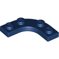 Plate Round Corner 3 x 3 with 2 x 2 Round Cutout