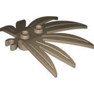 Plant, Leaves 6 x 5 Swordleaf with Clip  (thick open O clip)