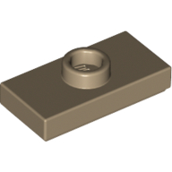 Plate Special 1 x 2 with 1 Stud with Groove and Inside Stud Holder (Jumper)