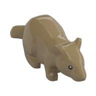 Animal, Rodent, Rat / Mouse with Black Eyes Print