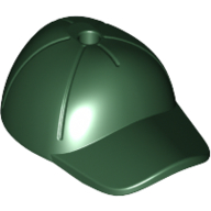Hat / Cap Short Curved Bill with Seams and Hole on Top