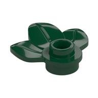 Plant, Plate 1 x 1 Round with 3 Leaves